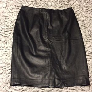 Leather skirt from Ann Taylor